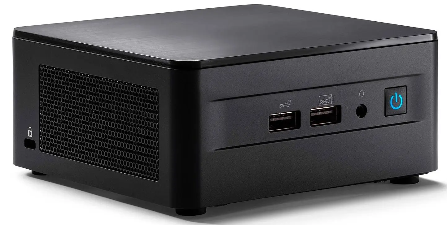 Mini PC Intel NUC 12 Pro Kit NUC12WSHi5 Intel Core i5-1240P DDR4/M.2 (Black)