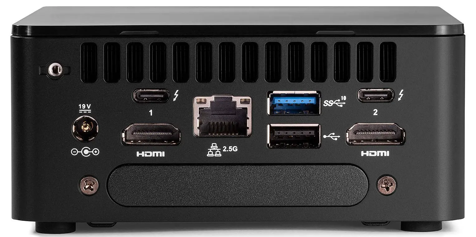 Mini PC Intel NUC 12 Pro Kit NUC12WSHi5 Intel Core i5-1240P DDR4/M.2 (Black)