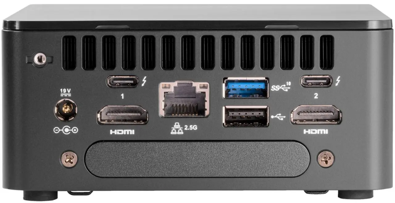 Неттоп Intel NUC 12 Pro Kit NUC12WSHv7 Intel Core i7-1270P (Black)