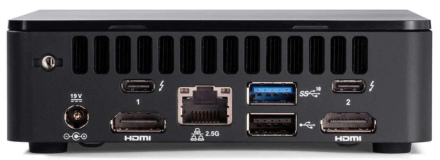 Неттоп Intel NUC 12 Pro Kit NUC12WSKi3 Intel Core i3-1220P DDR4/M.2 (Black)