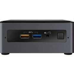 Mini PC Intel NUC Barebone BOXNUC7PJYHN2 Pentium Silver J5005 DDR4 (Black) Thumb