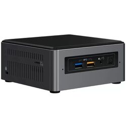 Mini PC Intel NUC Barebone BOXNUC7PJYHN2 Pentium Silver J5005 DDR4 (Black)