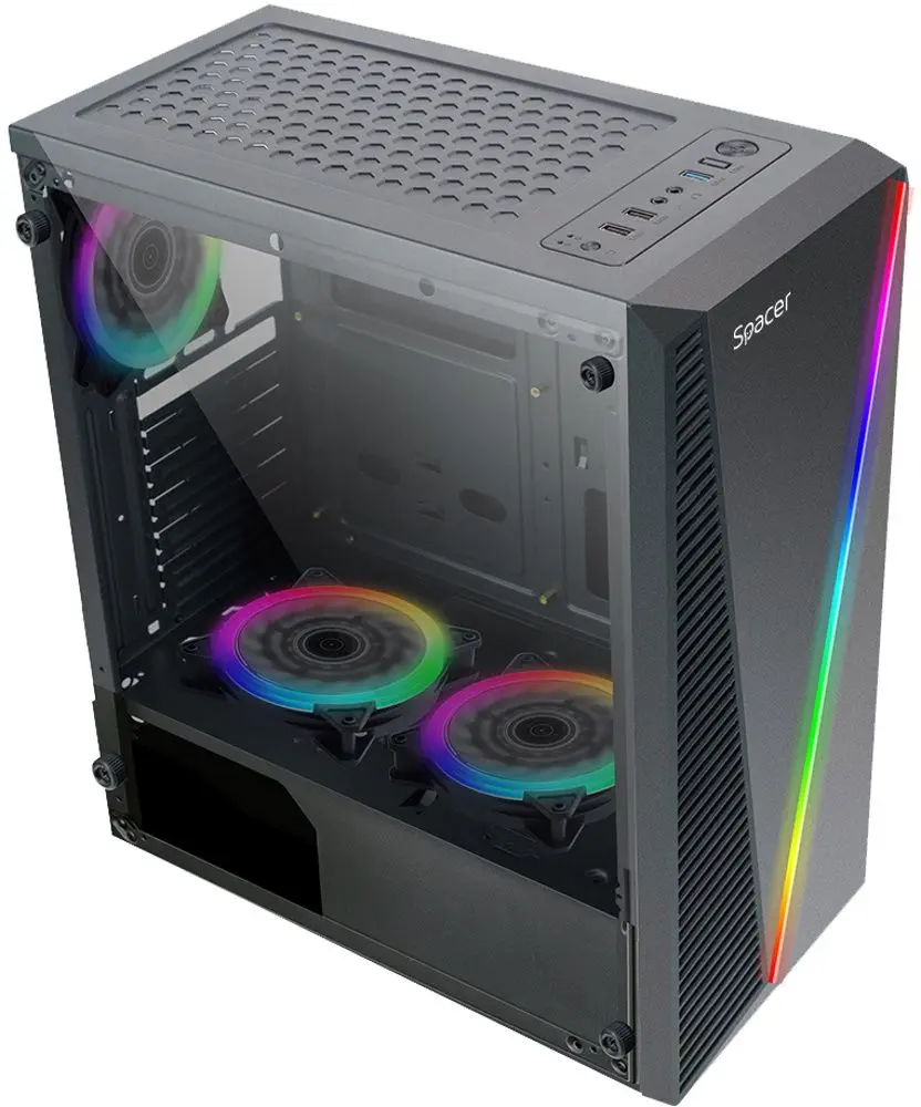 Sistem PC Horizon Intel Core i5 10400F 16GB DDR4/512GB SSD W11 Pro (Black)