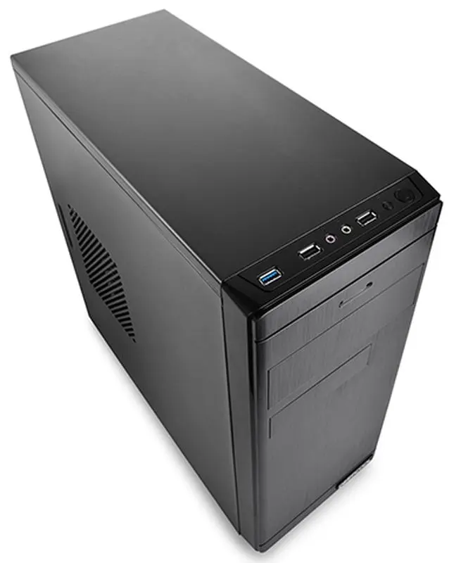 Sistem PC Intel Atol PC1039MP Intel Core i3-12100 16GB DDR4/500GB SSD Linux (Black)