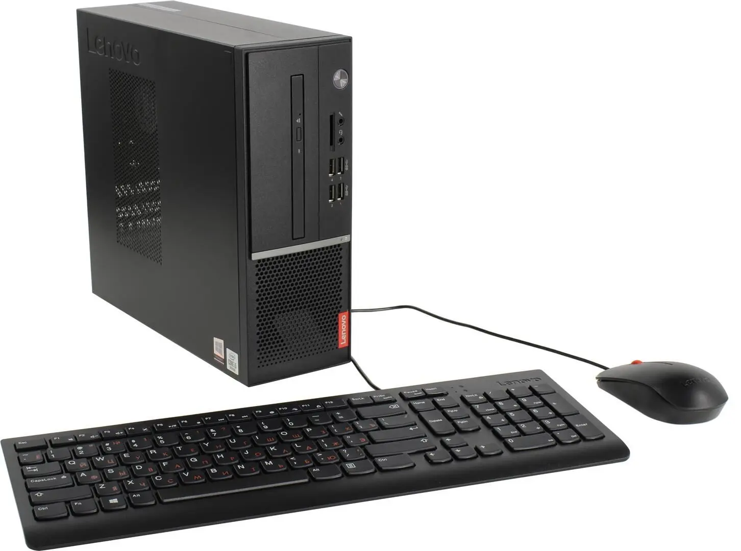 Набор для настольного компьютера Lenovo V50s-07IMB Intel Core i3-10100 8GB DDR4/256GB SSD (Black)
