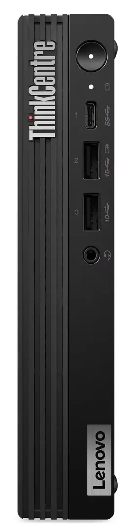 Неттоп Lenovo ThinkCentre M70q Gen 5 12TESC0B00 Tiny Intel Core i3-14100T 8/256GB NoOS (Black) - 3