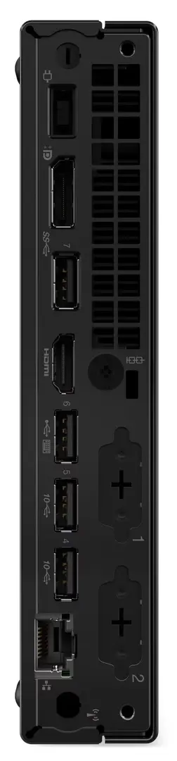 Неттоп Lenovo ThinkCentre M70q Gen 5 12TESC0B00 Tiny Intel Core i3-14100T 8/256GB NoOS (Black) - 4