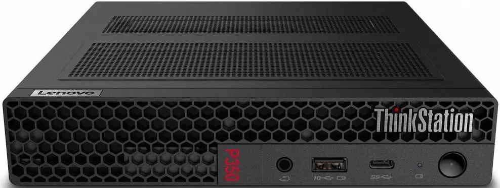 Системный блок Lenovo ThinkStation P350 Tiny Intel Core i7-11700T 16GB DDR4/512GB SSD W10Pro (Black)