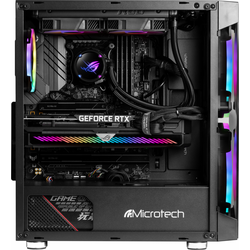 Sistem PC Microtech LudiX AMD Ryzen 5 5600X 16GB DDR4/512GB SSD W11 (Black) Thumb