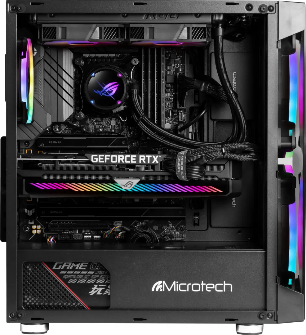 Sistem PC Microtech LudiX AMD Ryzen 7 5800X 32GB DDR4/1TB SSD W11 (Black)