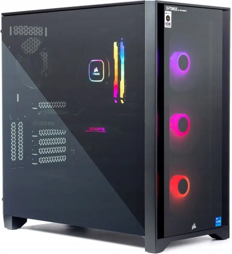 Системный блок Optimus E-sport EXT GZ590T-CR11 Intel Core i7-11700K 16GB DDR4/1TB SSD GeForce RTX 3060 W10 (Black)