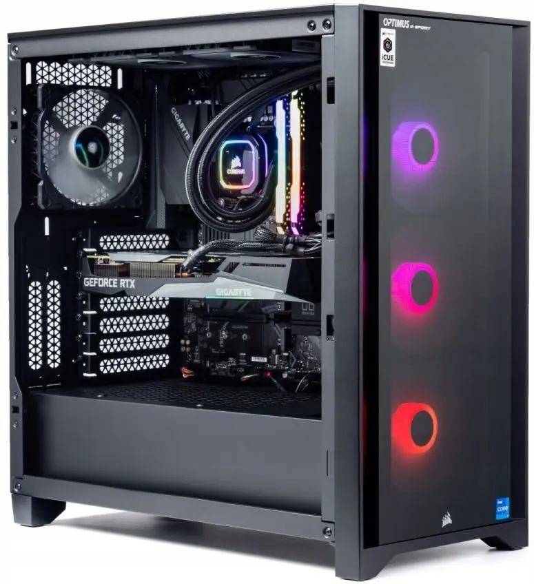 Системный блок Optimus E-sport EXT GZ590T-CR11 Intel Core i7-11700K 16GB DDR4/1TB SSD GeForce RTX 3060 W10 (Black)