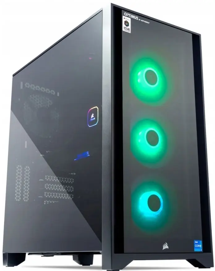 Системный блок Optimus E-sport EXT GZ590T-CR11 Intel Core i7-11700K 16GB DDR4/1TB SSD GeForce RTX 3060 W10 (Black)