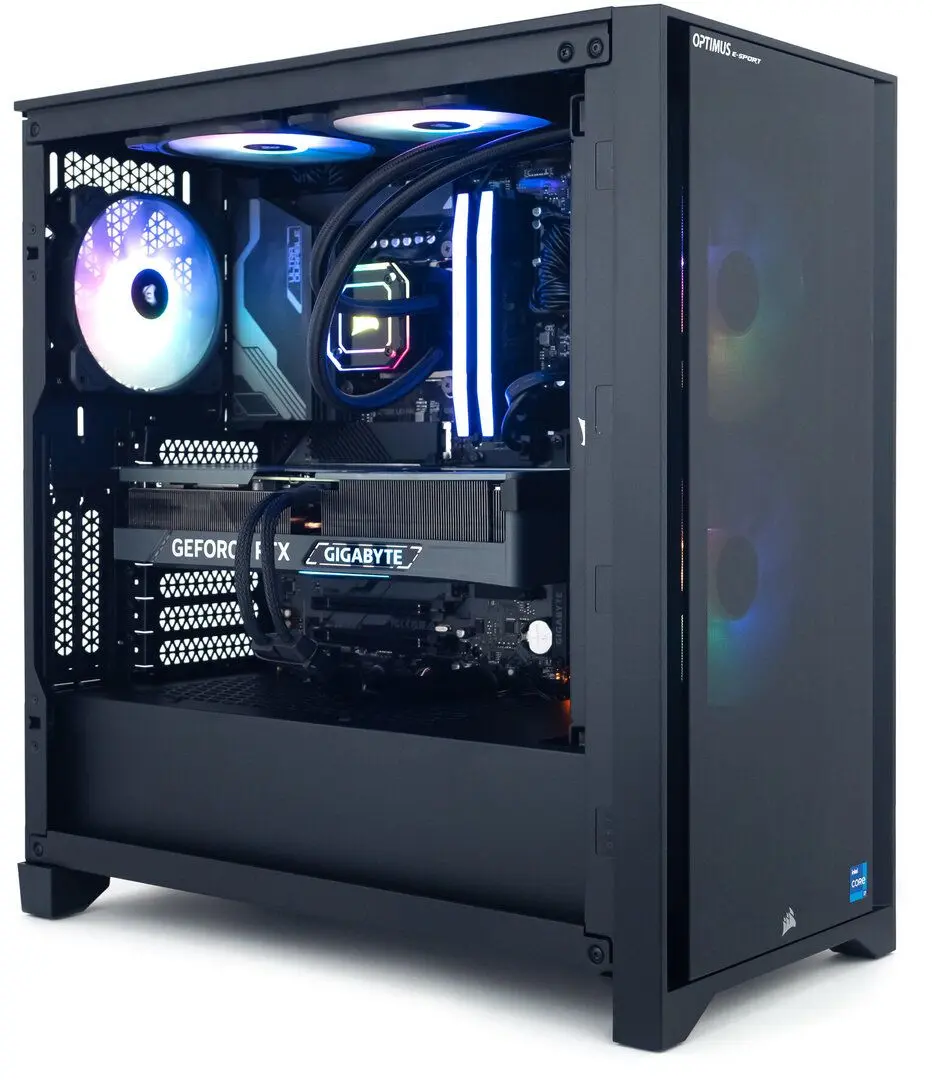 Sistem PC Optimus E-Sport Extreme GZ790T-CR1 Intel Core i7-13700KF 32GB DDR5/1TB SSD (Black)