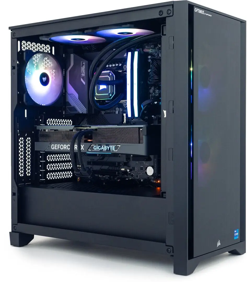 Sistem PC Optimus E-Sport Extreme GZ790T-CR1 Intel Core i7-13700KF 32GB DDR5/1TB SSD (Black)