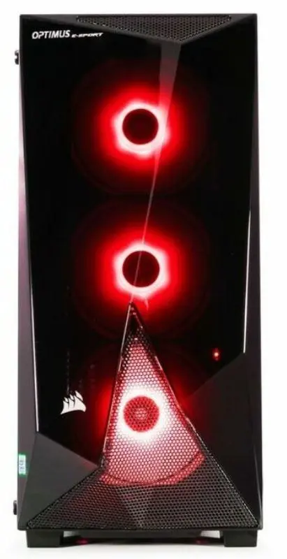 Sistem PC Optimus E-Sport GB450T-CR8 AMD Ryzen 5 3600 16GB DDR4/480GB SSD (Black)