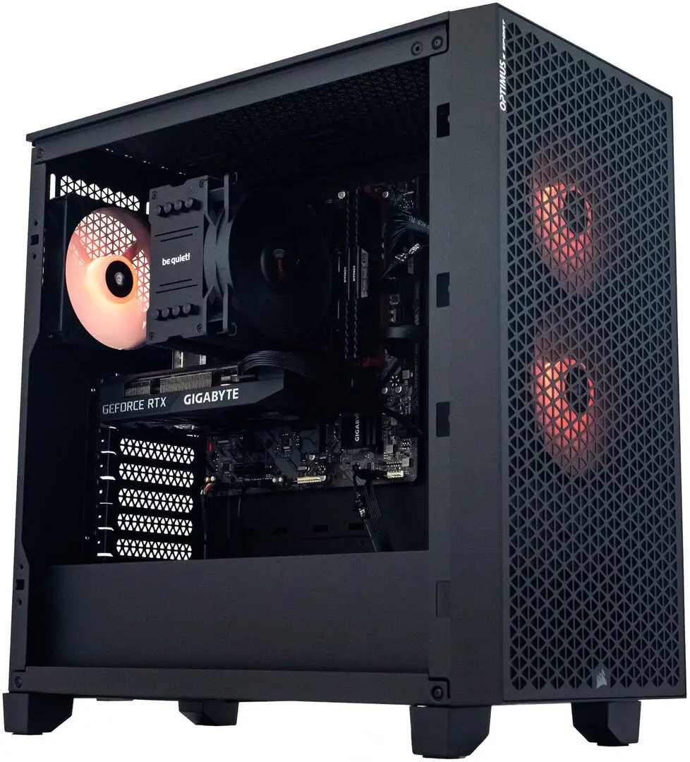 Sistem PC Optimus E-Sport GB660T-CR5 Intel Core i5-12400F 16GB DDR4/1TB SSD (Black)