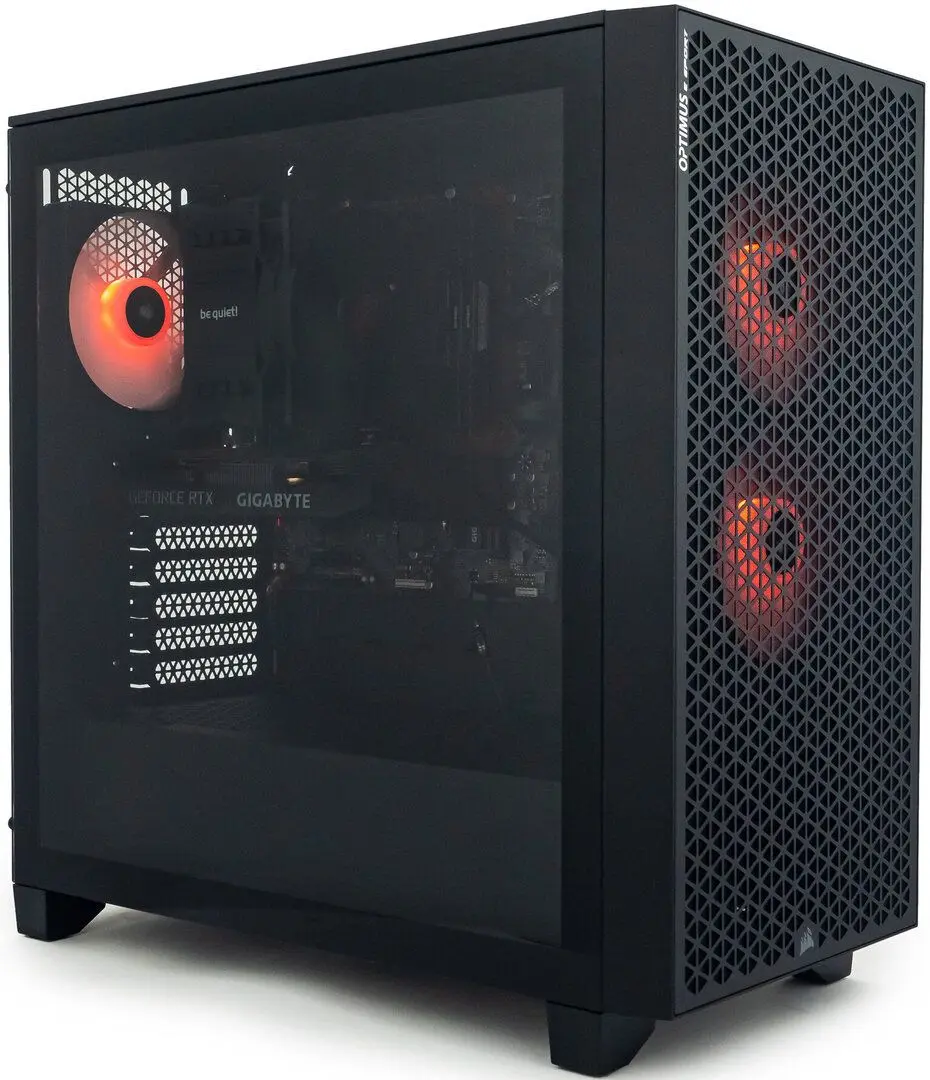 Sistem PC Optimus E-Sport GB660T-CR5 Intel Core i5-12400F 16GB DDR4/1TB SSD (Black)