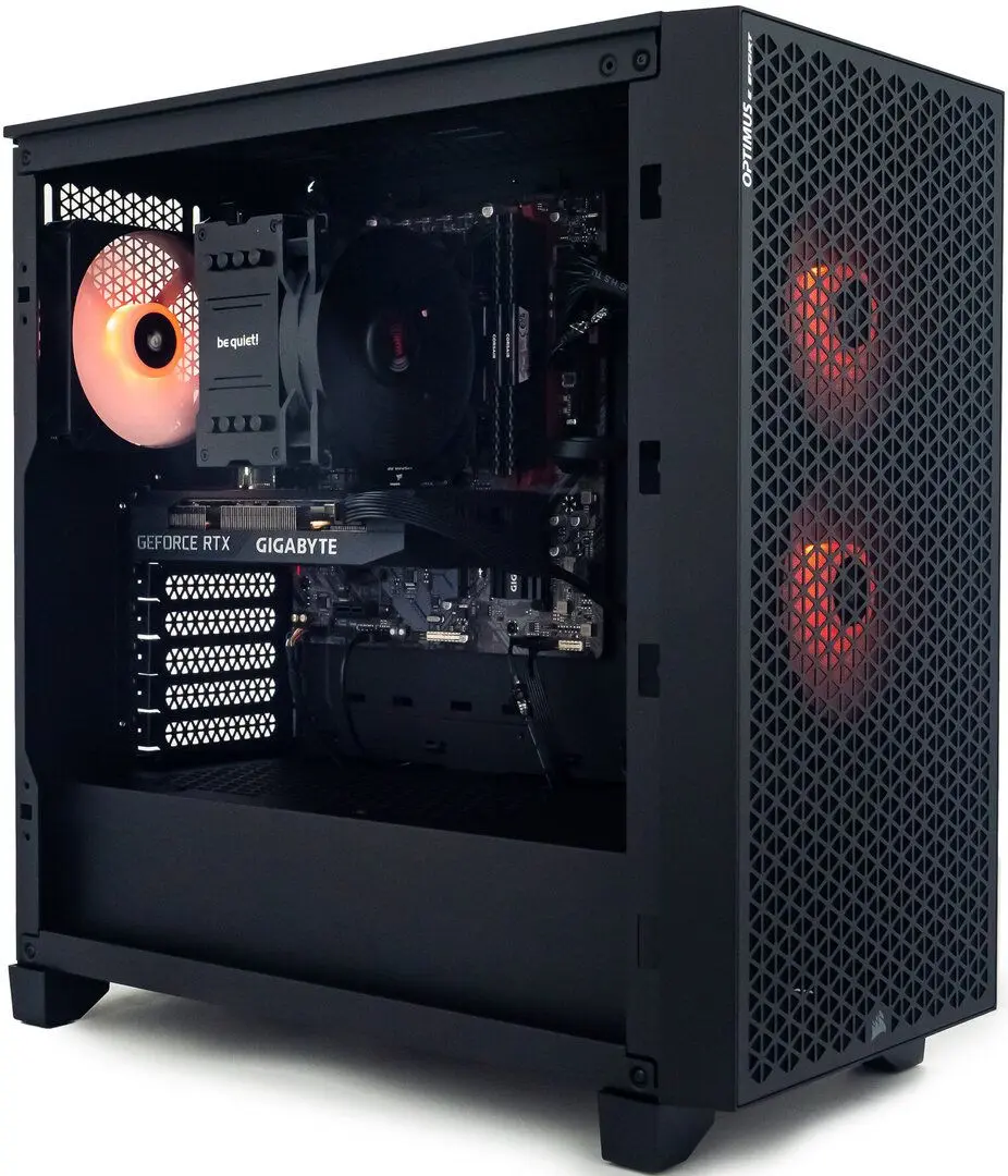 Sistem PC Optimus E-Sport GB660T-CR5 Intel Core i5-12400F 16GB DDR4/1TB SSD (Black)