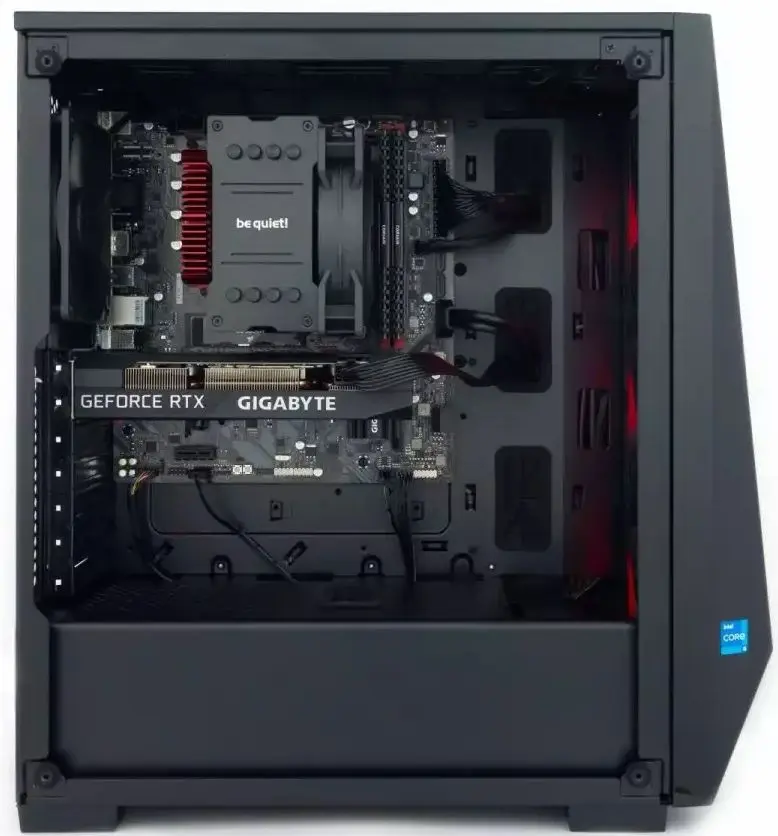 Sistem PC Optimus E-Sport GB760T-CR1 Intel Core i5-13400F 16GB DDR4/500GB SSD W11 (Black)