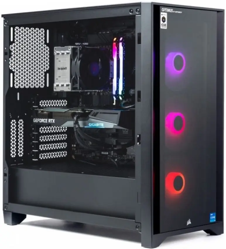 Sistem PC Optimus E-Sport GZ590T-CR12 Intel Core i5-11600K 16GB DDR4/1TB SSD GeForce RTX 3060 W10 (Black)