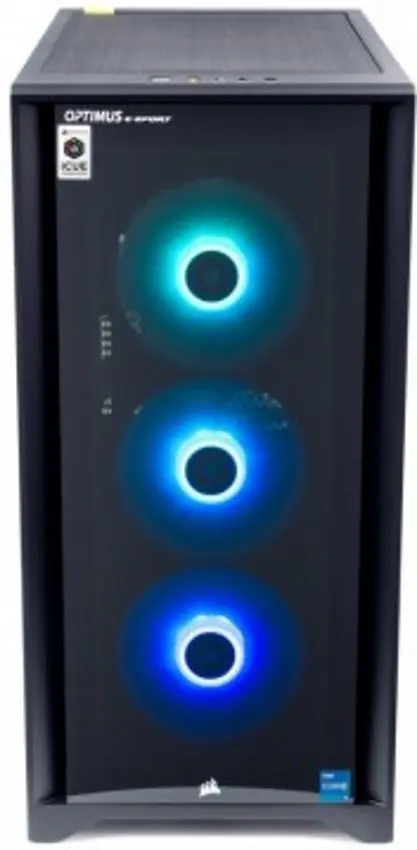 Sistem PC Optimus E-Sport GZ590T-CR9 Intel Core i5-11600K 16GB DDR4/ 1TB SSD GeForce RTX 3060 W10 (Black)