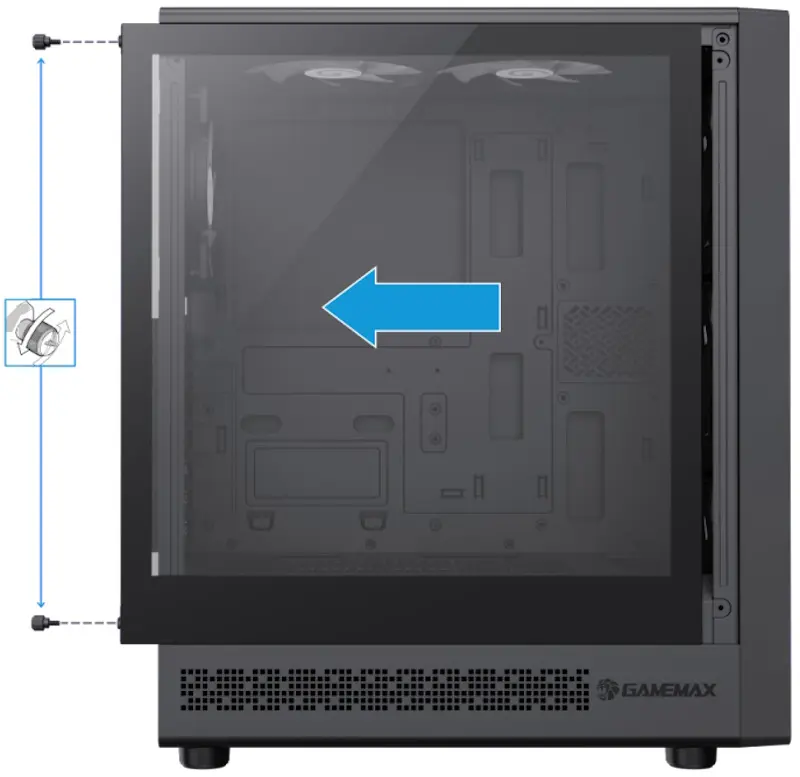 Системный блок Ultra Navigator PC10493 Intel Core i5-14400F 16GB DDR5/1TB SSD (Black)