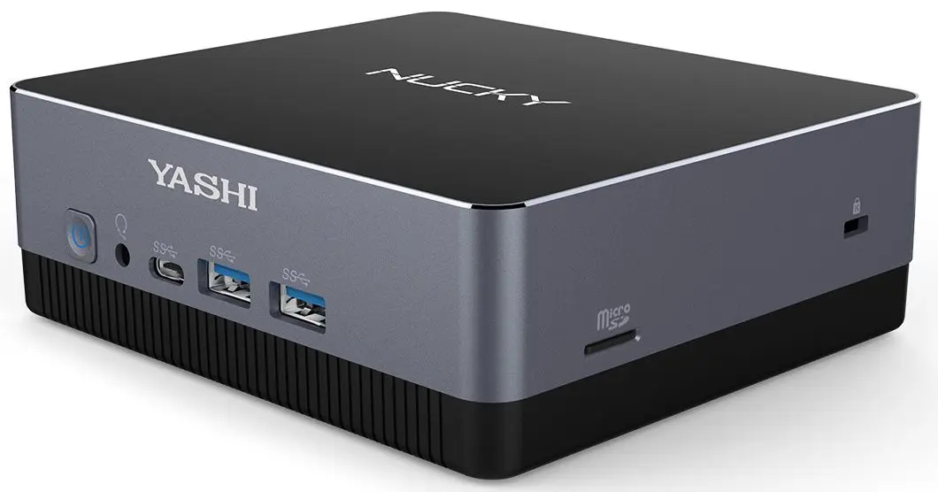 Sistem PC Yashi Nucky2 NY-280 Intel N100 8GB DDR4/256GB SSD W11P (Black)