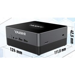 Sistem PC Yashi Nucky5 NY-8280 Intel Core i5-8279U 8GB DDR4/256GB SSD W11P (Black) Thumb