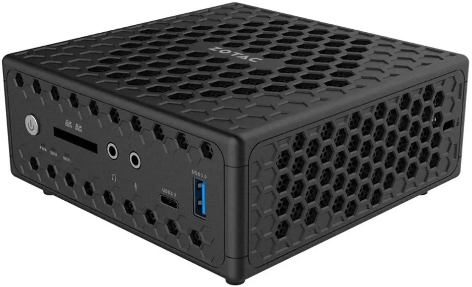 Mini PC Zotac ZBOX CI331 Nano Intel Celeron N5100 4GB DDR4/120GB SSD W10Pro (Black)