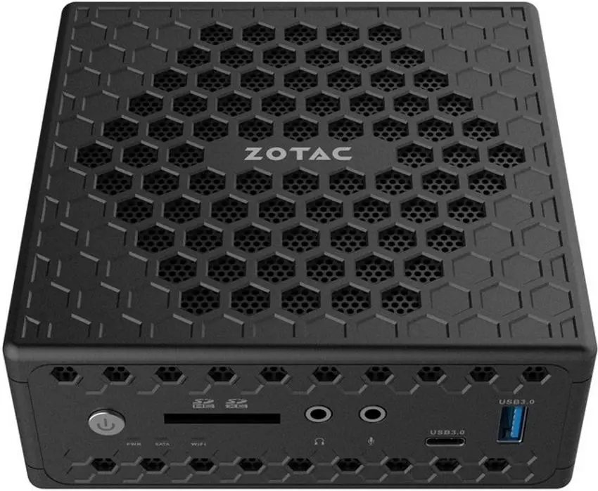 Mini PC Zotac ZBOX CI331 Nano Intel Celeron N5100 4GB DDR4/120GB SSD W10Pro (Black)