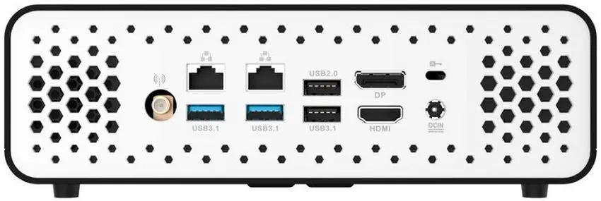Mini PC Zotac Zbox CI645 Nano Intel Core i5-1135G7 Intel Iris Xe Graphics (Black/White)