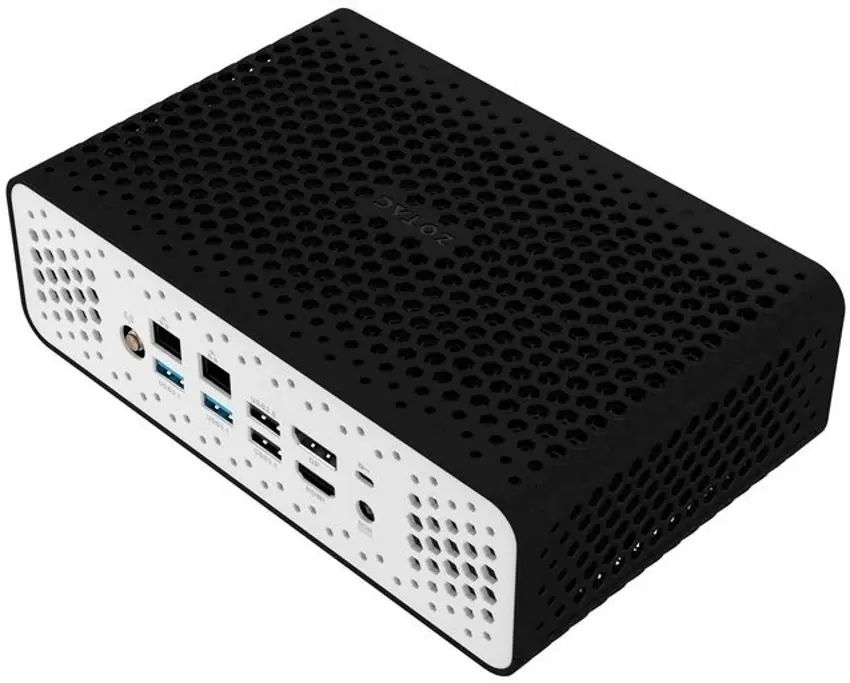 Mini PC Zotac Zbox CI645 Nano Intel Core i5-1135G7 Intel Iris Xe Graphics (Black/White)