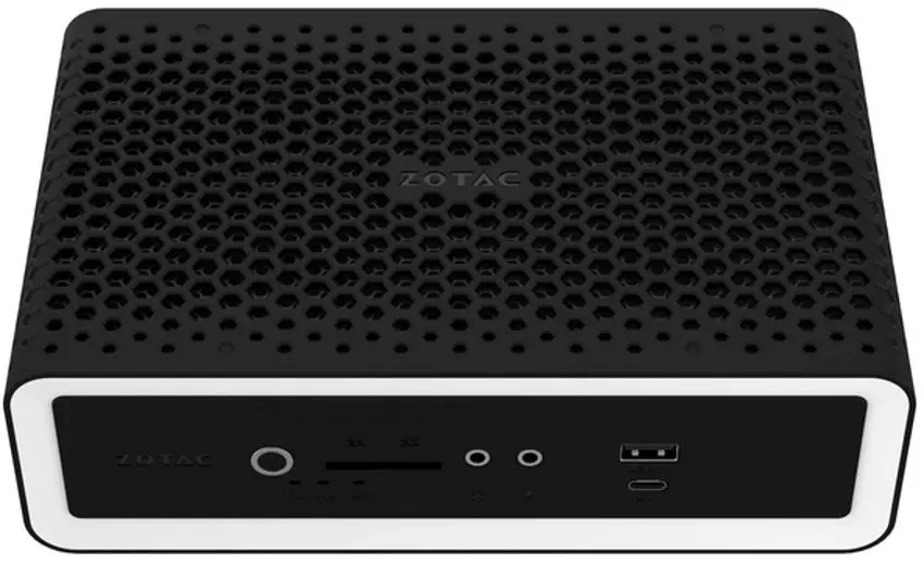 Mini PC Zotac Zbox CI665 Nano Intel Core i7-1165G7 Intel Iris Xe Graphics (Black/White)