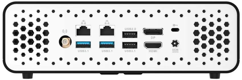 Mini PC Zotac Zbox CI665 Nano Intel Core i7-1165G7 Intel Iris Xe Graphics (Black/White)