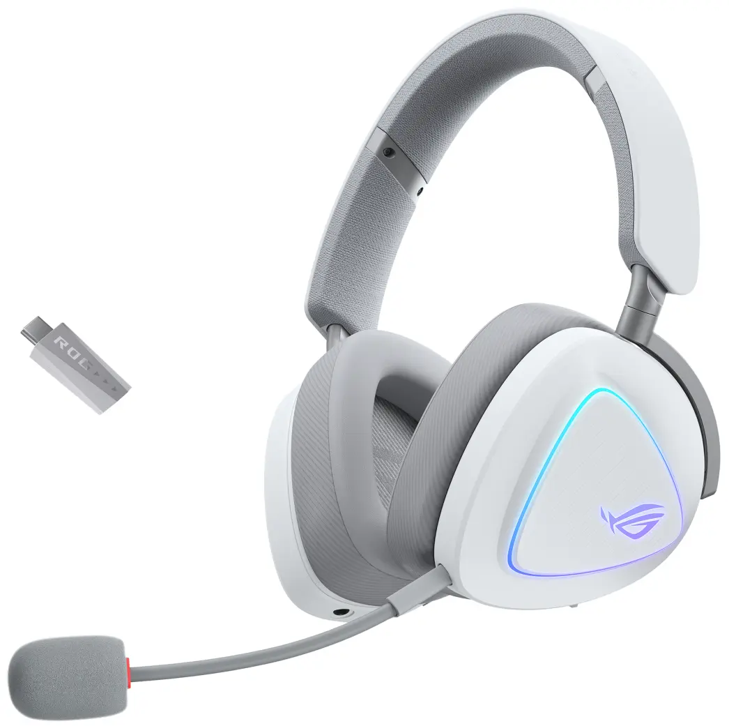 Беспроводные наушники Asus ROG Delta II (White) - 2