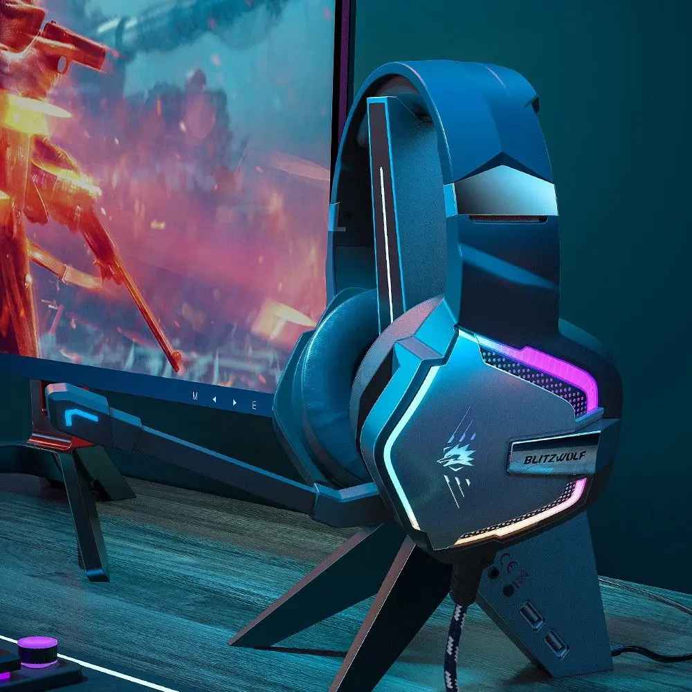 Casti BlitzWolf BW-GH1 Pro (Black)