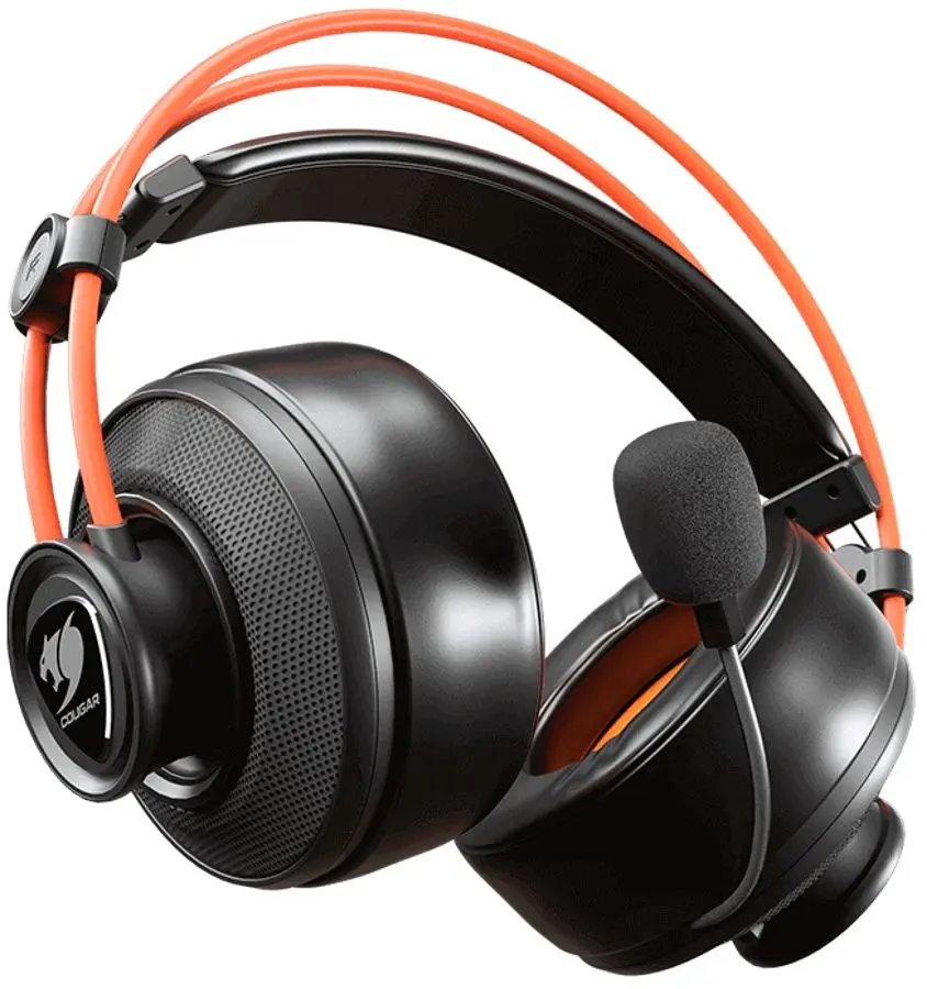 Casti Cougar Immersa Ti (Black/Orange)