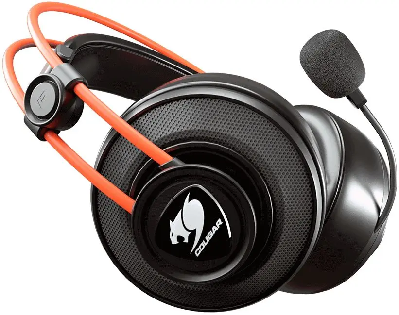 Casti Cougar Immersa Ti (Black/Orange)