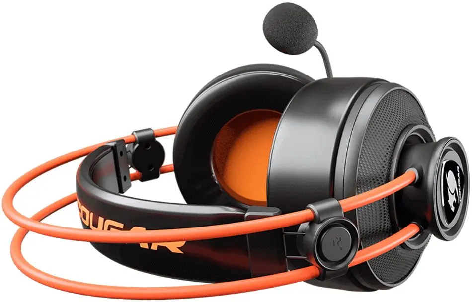Casti Cougar Immersa Ti (Black/Orange)