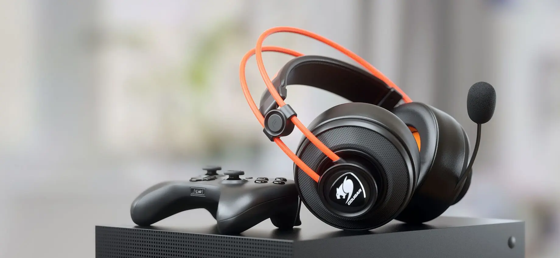 Casti Cougar Immersa Ti (Black/Orange)