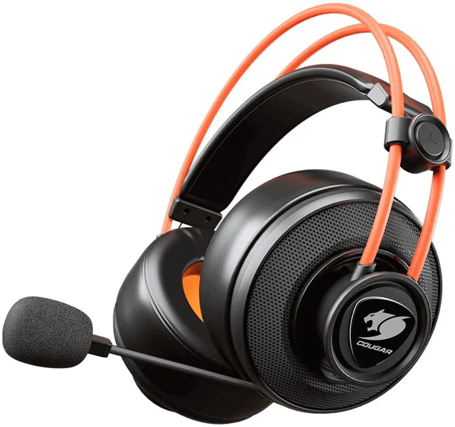 Casti Cougar Immersa Ti (Black/Orange)