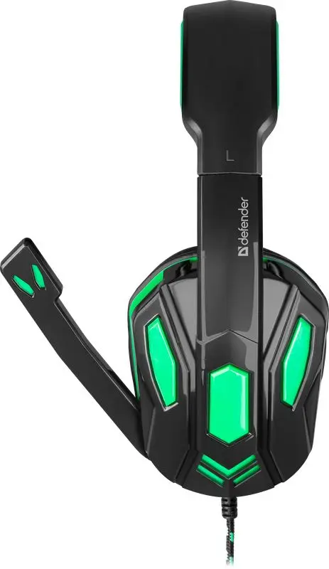 Casti Defender Warhead G-275 (Black/Green)