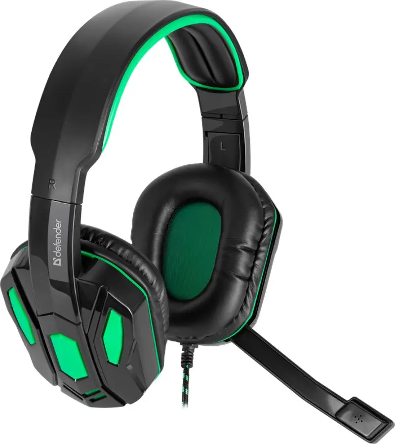 Casti Defender Warhead G-275 (Black/Green)