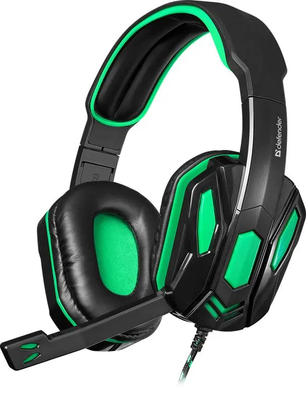 Casti Defender Warhead G-275 (Black/Green)