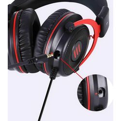 Casti Eksa E900 (Black/Red) Thumb