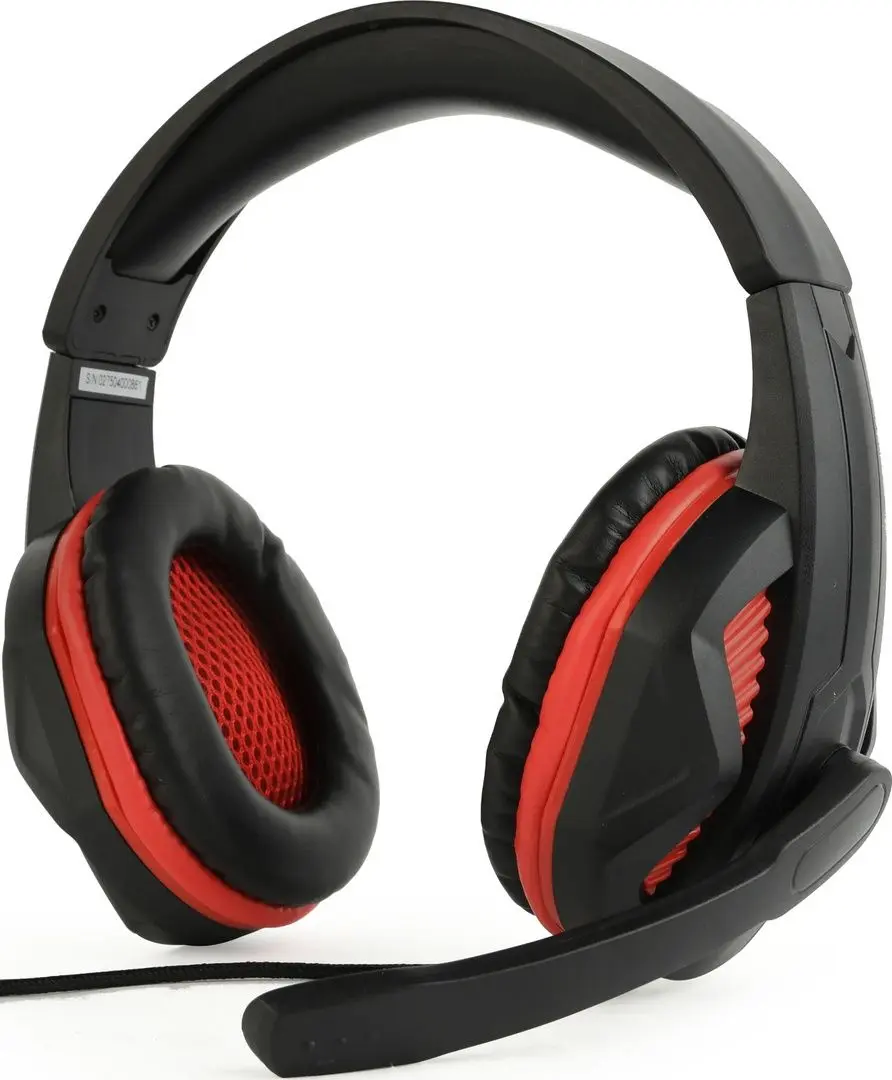 Casti Gembird GHS-03 (Black/Red)