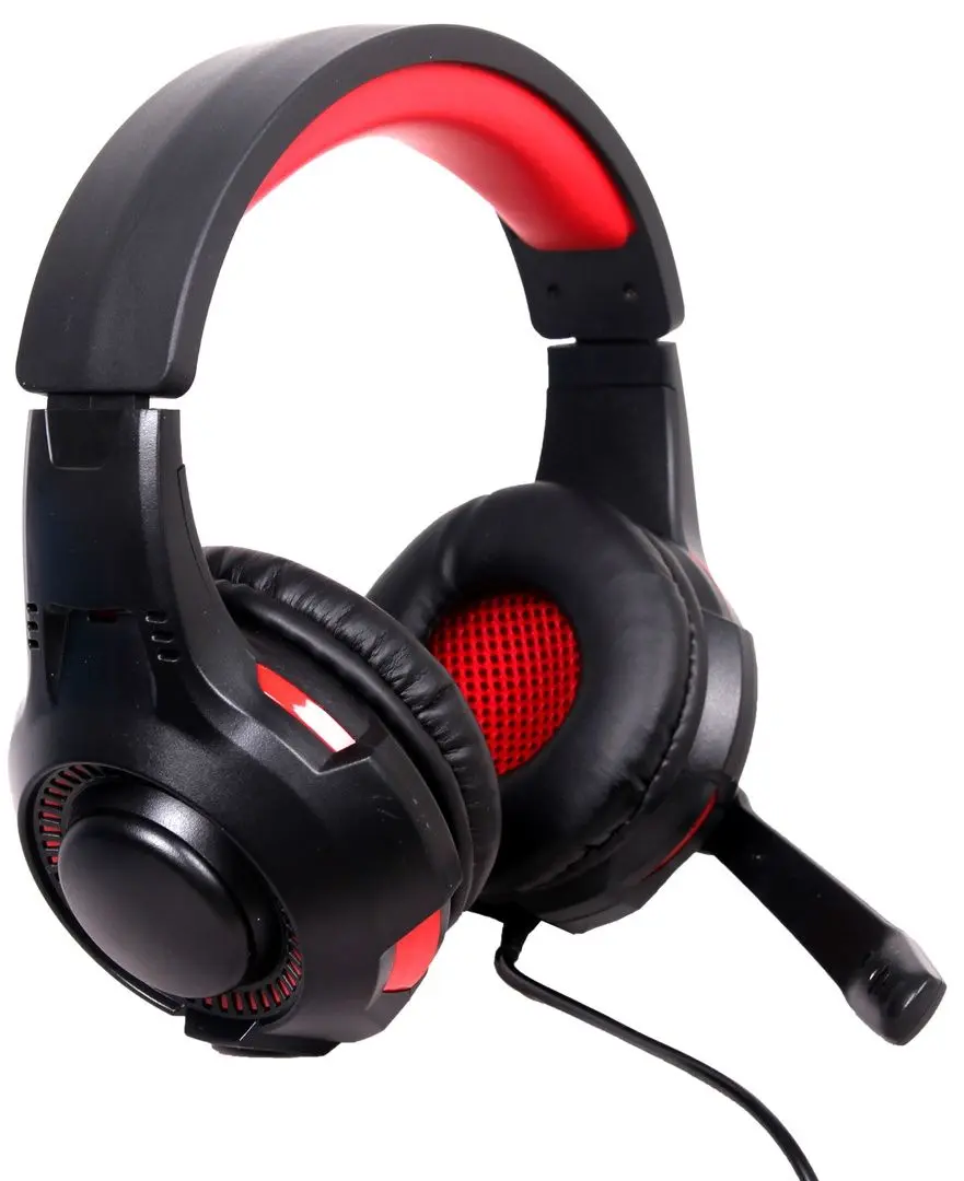 Casti Gembird GHS-U-5.1-01 (Black/Red)