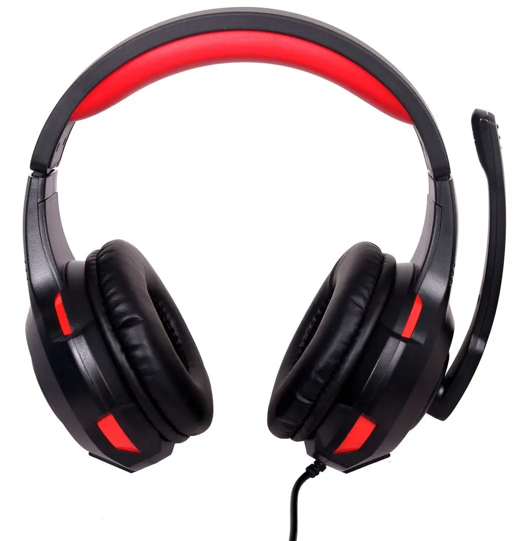 Casti Gembird GHS-U-5.1-01 (Black/Red)