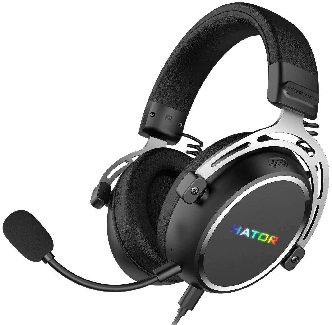 Casti Hator Hypergang 3 USB (Black)